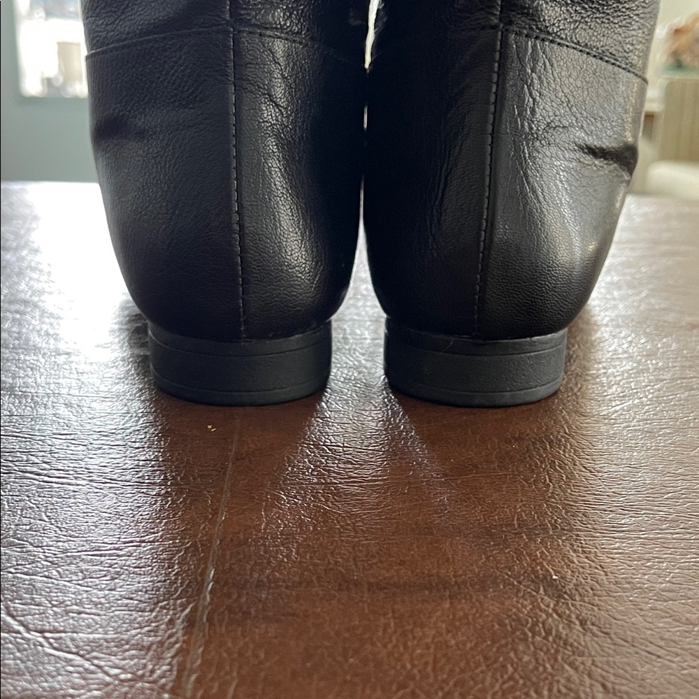 Born Black ‘TERRI’ Knee High Leather Boots Side Zip 9.5 EUC - Picture 5 of 13